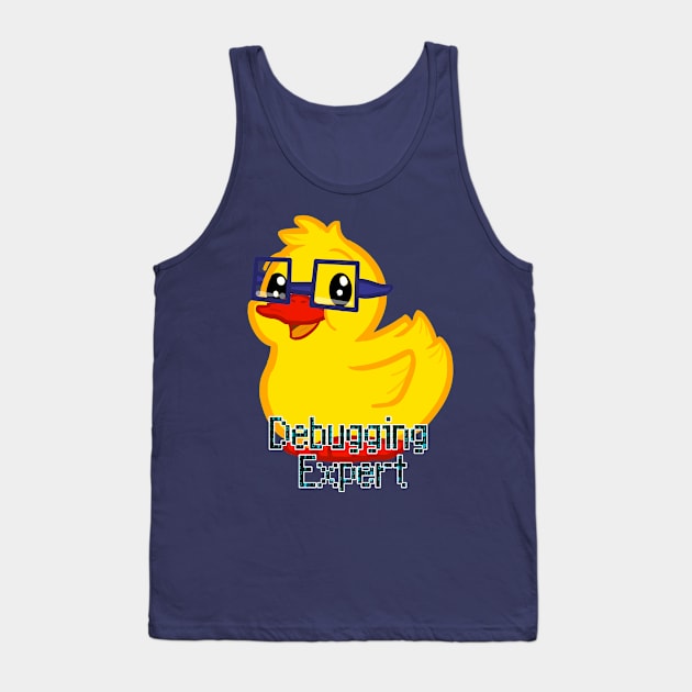 Rubber Ducky Debugging Tank Top by SyskyDoodles